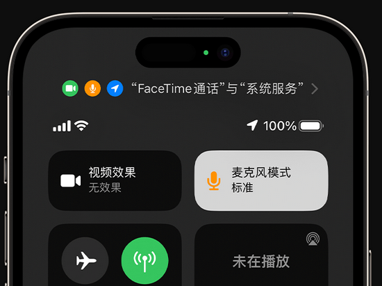 金乡苹果授权维修网点分享iPhone在通话时让你的声音更清晰 