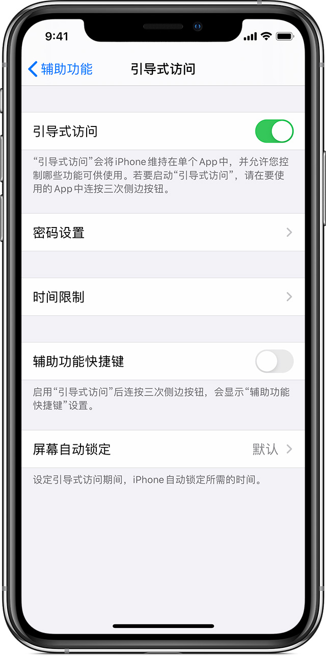 金乡苹果手机维修分享如何在 iPhone 上退出引导式访问 